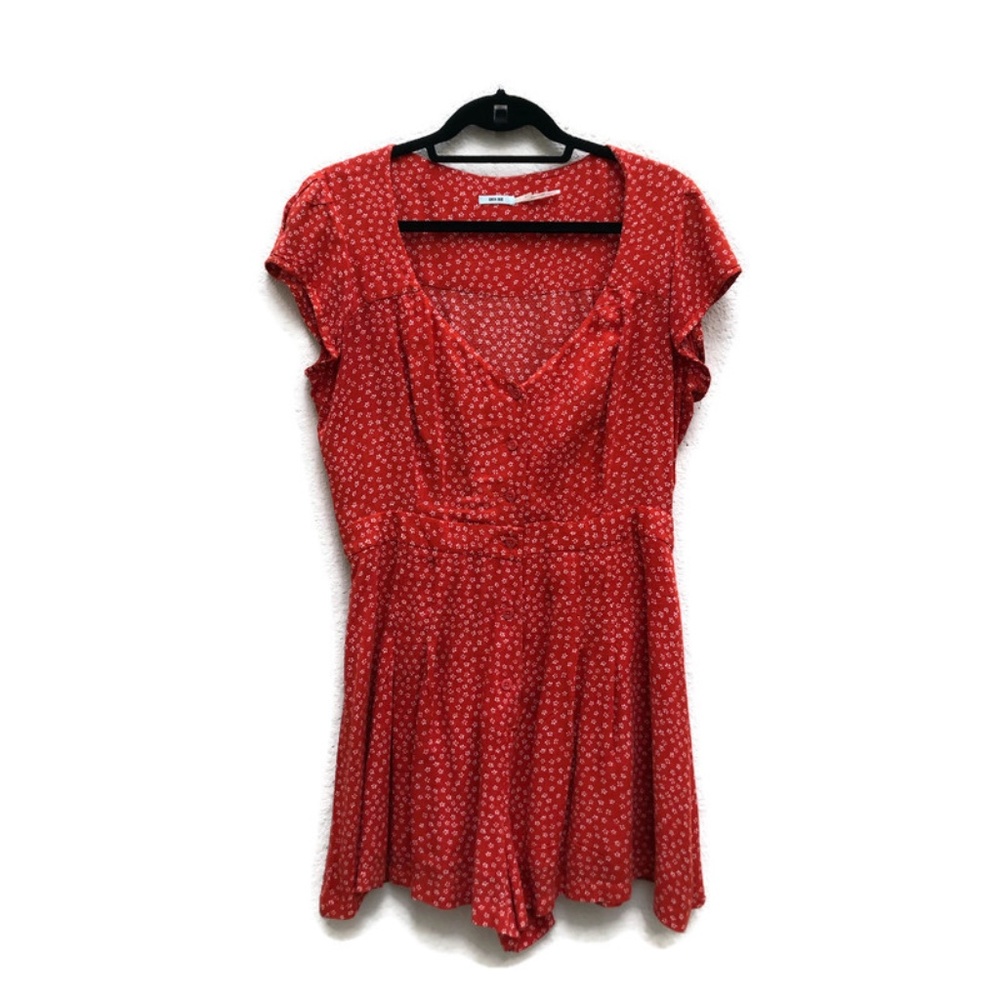 Kimchi Blue Red Romper Size 8